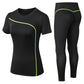 AOMshop - Yoga Set Quick Dry 2 Pièces pour Femme - Tenue de Sport en Plein Air pour la Fitness en Grande Taille