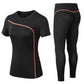 AOMshop - Yoga Set Quick Dry 2 Pièces pour Femme - Tenue de Sport en Plein Air pour la Fitness en Grande Taille