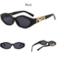 Acheter les Angular Cat-eye Sunglasses avec les temples en forme de jumping cheetah - AOMshop