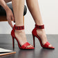 Achetez des chaussures à talons hauts stiletto pour femmes sur AOMshop gules