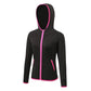 Achetez la Veste de Course pour Femme 2020 avec Zip et Capuche | AOMshop black red