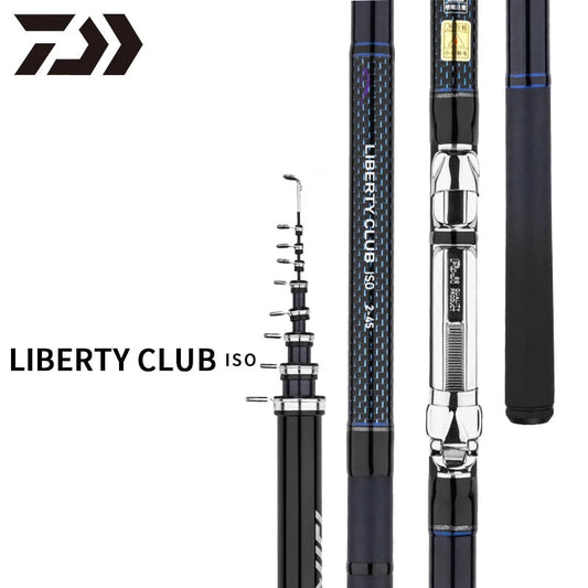 Achetez la canne à pêche Daiwa Liberty Club ISO Rock en carbone chez AOMshop