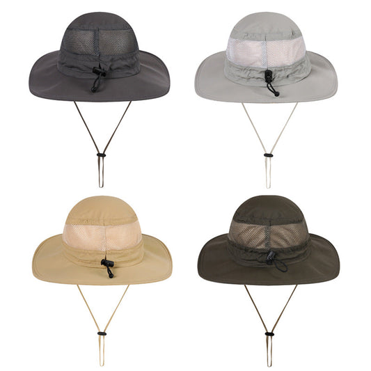 Achetez le chapeau de pêcheur en plein air étanche et anti-UV chez AOMshop
