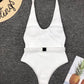 Achetez le maillot de bain une pièce pour femmes sur AOMshop White