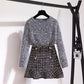Achetez le meilleur Two-piece Beaded Sweater Skirt chez AOMshop