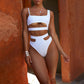 Achetez le meilleur bikini split swimsuit sur AOMshop - Tailles et styles pour toutes les femmes White