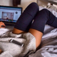 Achetez les meilleurs chaussettes longues en coton pour femme | AOMshop Black