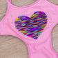 Achetez notre Peach Heart Adjustable One-piece Swimsuit pour fille | AOMshop