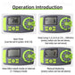 Aqualin Automatic 4-Zone Irrigation System Watering Timer Garden Water Timer Controller System with 2 Solenoid Valve #10204 Aomshop
