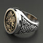Bague Homme Style Punk Cool Rome Soldier Horse Dragon - Bijoux Mode