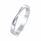 Bague Mobius Femme en Acier Inoxydable 448S silver
