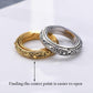 "Bague boule astronomie pour homme et femme en argent"