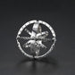 "Bague boule astronomie pour homme et femme en argent" Silver Ring