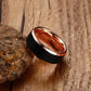 "Bague en carbure de tungstène pour homme Vnox