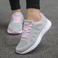 Baskets femme légères et respirantes pour le sport A08-Grey pink