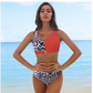 Bikini Zipper Femme - Maillot de Bain Européen et Américain | AOMshop Red