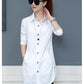 Blouses Longues Femme en Mousseline de Soie
