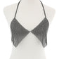 Body Chain Cristal Bijou de corps Bikini Femme black