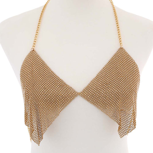 Body Chain Cristal Bijou de corps Bikini Femme