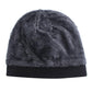 Bonnet tricoté pour homme et femme avec fourrure