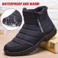 Bottes de neige imperméables pour hommes et femmes Black