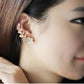 Boucles d'oreilles pendantes bohème avec ailes d'ange et cristaux one