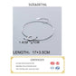 "Bracelet Minimaliste Lune en Argent 925"