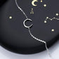 "Bracelet Minimaliste Lune en Argent 925"