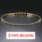 Bracelet Tennis Hip Hop Cristal pour Homme 3/4/5mm Iced Out 3mm H089