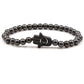 Bracelet boule CZ 6mm pour homme et femme Rose Gold Color