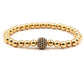Bracelet boule CZ 6mm pour homme et femme pulseira masculina