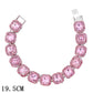 "Bracelet chaîne cubaine Iced Out 12mm de luxe pour femmes et hommes" C012904RR