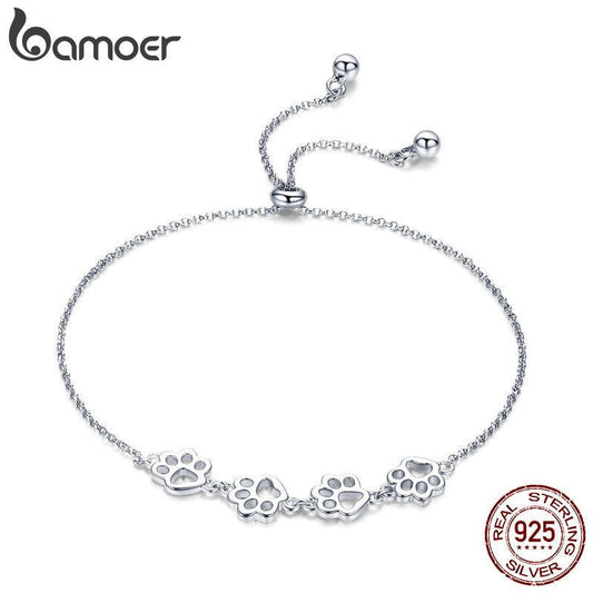 Bracelet de chaîne ajustable pour femme en argent Default Title