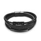 "Bracelet de luxe en acier inoxydable pour homme Black 2