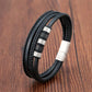 "Bracelet de luxe en acier inoxydable pour homme Silver