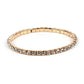 Bracelet en cristal CZ avec strass élastique pour femme