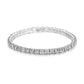 Bracelet en cristal CZ avec strass élastique pour femme