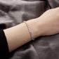 Bracelet en cristal CZ avec strass élastique pour femme