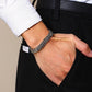 "Bracelet homme VNOX en acier inoxydable : double chaîne de blé polie haute qualité"