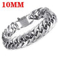 Bracelet homme en acier inoxydable épais HNSP 8MM - 14MM 10MM