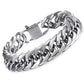 Bracelet homme en acier inoxydable épais HNSP 8MM - 14MM