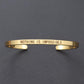"Bracelet inspirant avec citation positive" GOLD 3