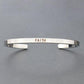 "Bracelet inspirant avec citation positive" SILVER 5