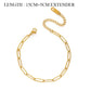 "Bracelets chaîne cubaine dorée pour femme" Style 3