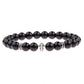 Bracelets en bois naturel pour homme et femme AB180-1