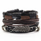Bracelets en cuir pour homme et femme style 2