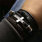 Bracelets en cuir pour homme et femme style 1