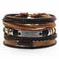 Bracelets en cuir pour homme et femme style 3