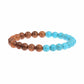 Bracelets en perles de bois naturelles pour hommes et femmes 022-1