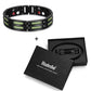 "Bracelets en titane de luxe pour hommes avec éléments de soins de santé et aimants" GN Bracelet set